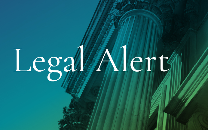 Legal alert graphic