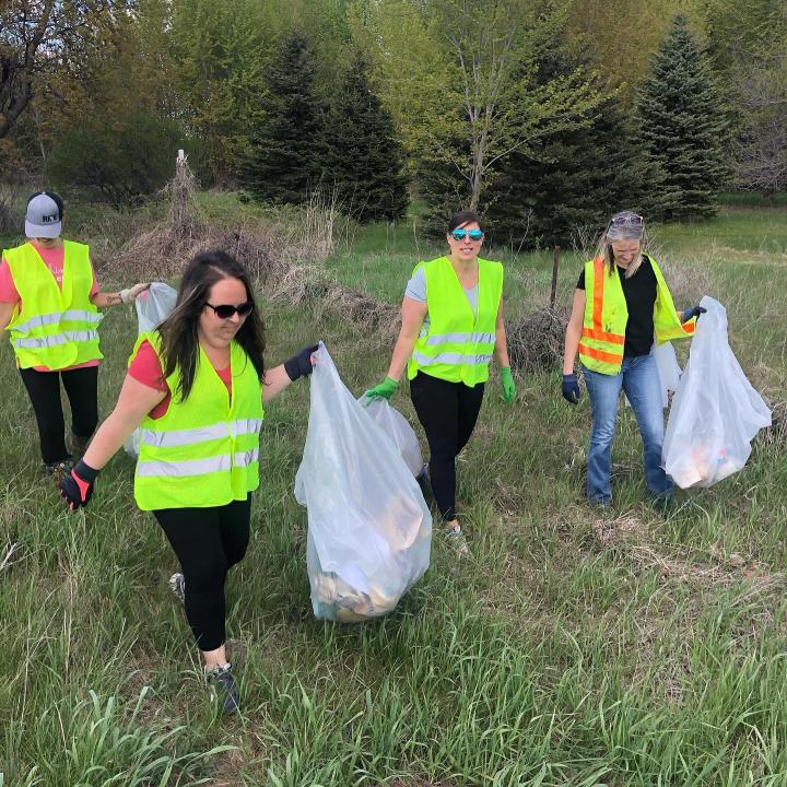 Road clean up